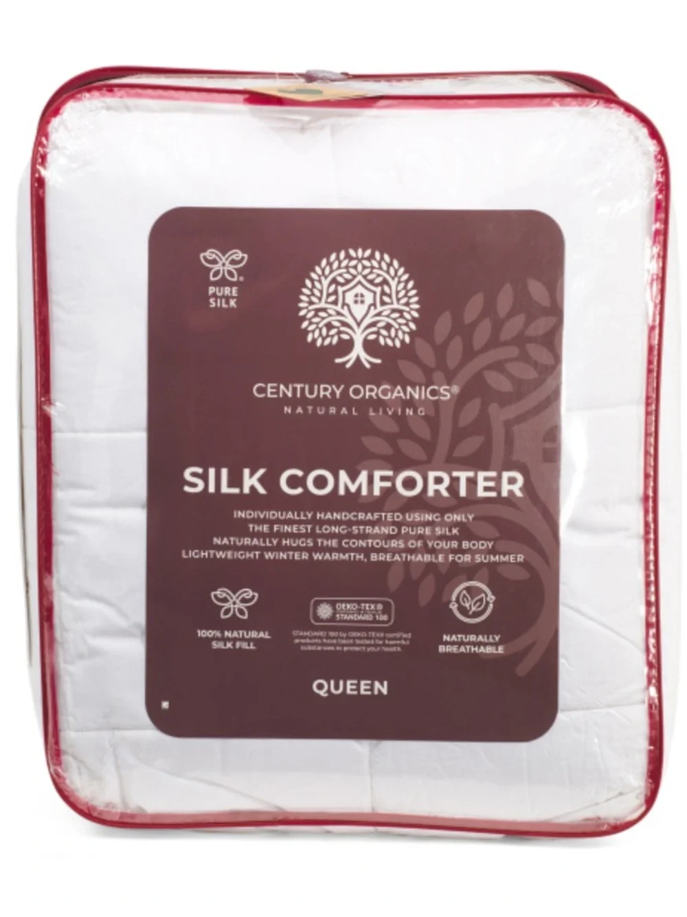 CENTURY ORGANICS White Silk Comforter